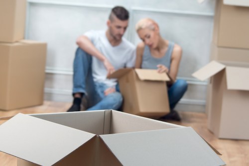 Waste disposal compliance for moving service