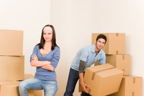Local removal van service handling access and parking in Locksbottom