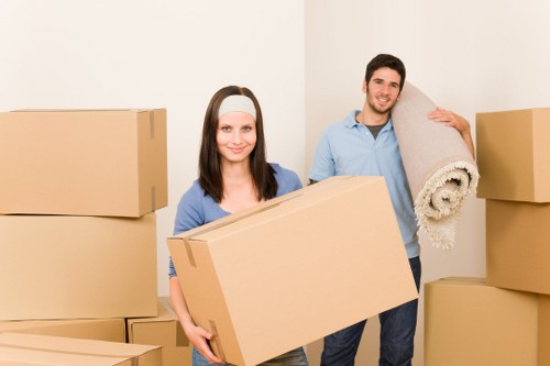 Local moving team helping with a flat or office relocation in Locksbottom