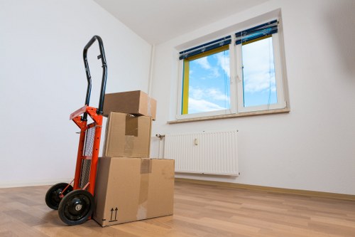 Professional man with van service in Locksbottom emphasizing reliability and care